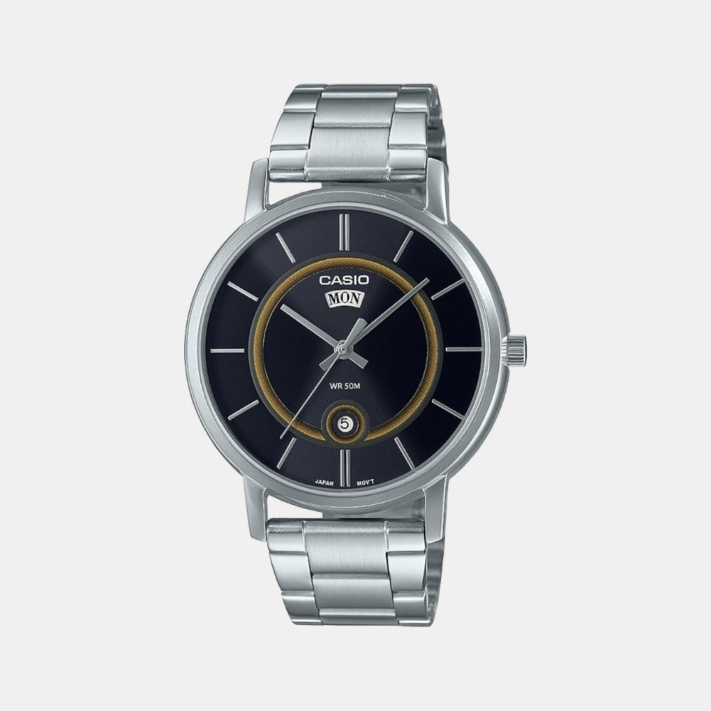 Casio Round Black Analog watch