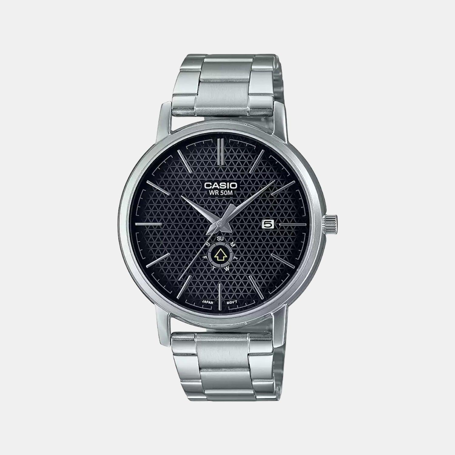 Casio Round Silver Analog watch
