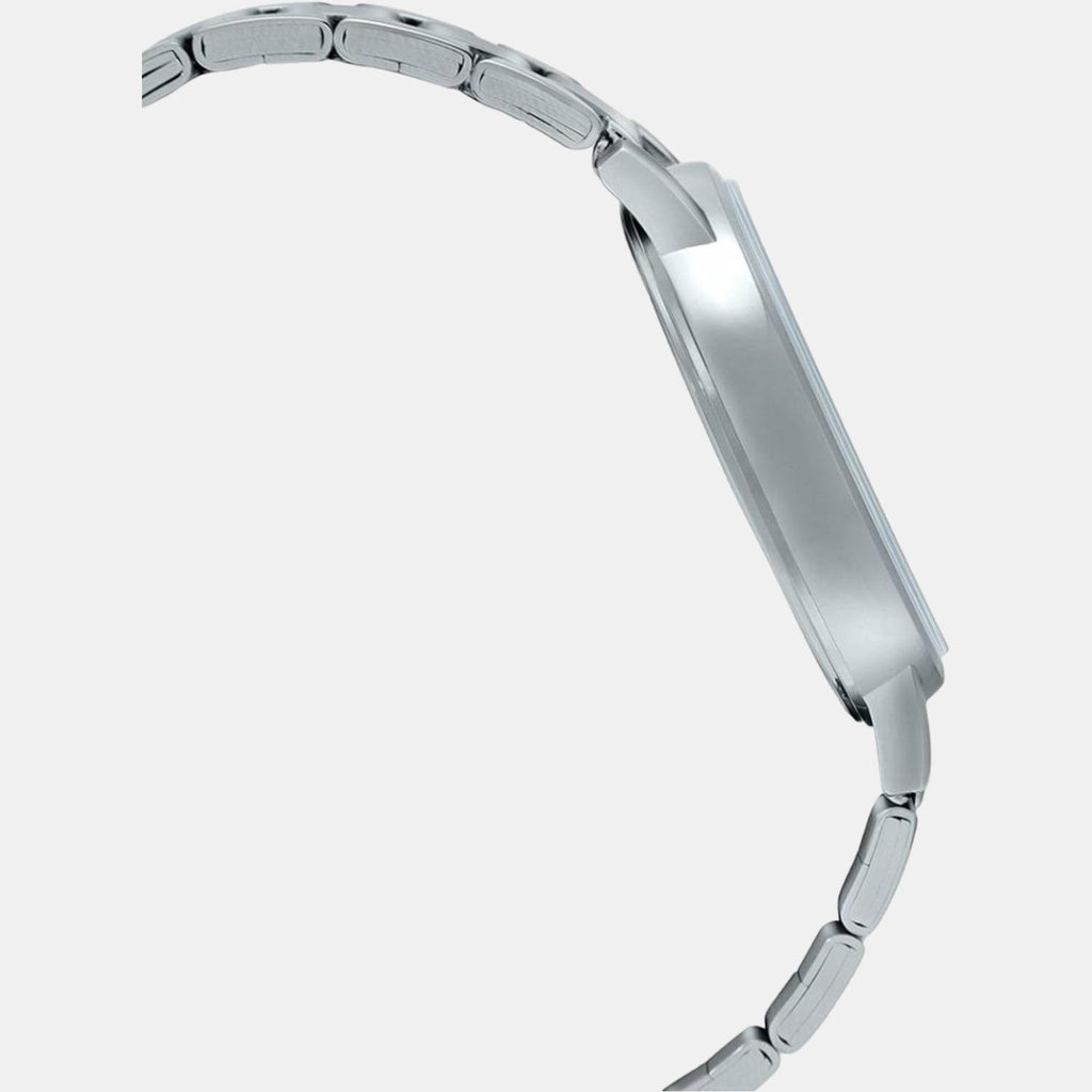 Casio Men Round Silver watch