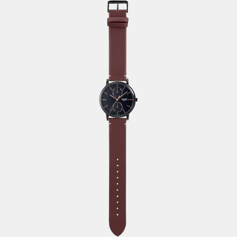 Casio Leather Black watch