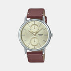 Casio Round Off White Chronograph watch