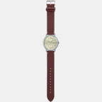 Casio Leather Off White watch