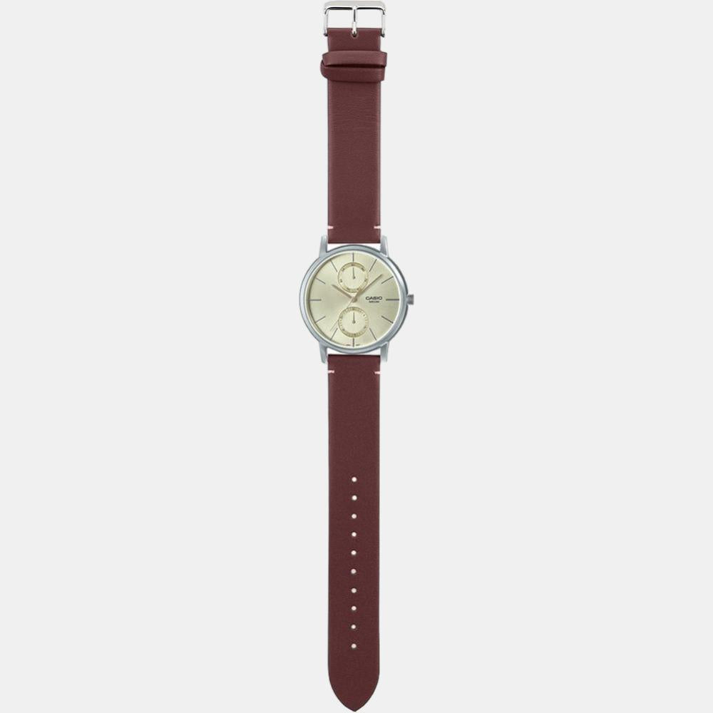 Casio Leather Off White watch