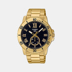 Casio Round Black Chronograph watch