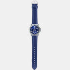 Casio Leather Blue watch