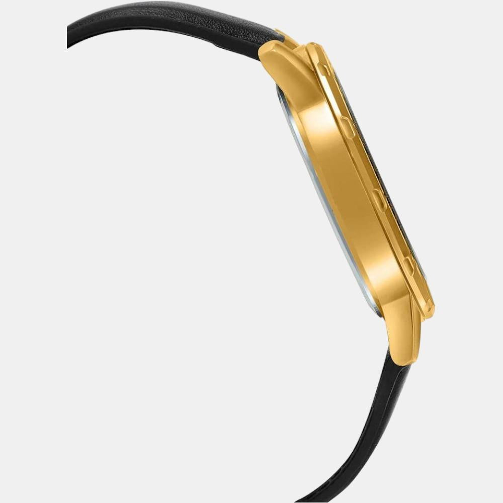 Casio Men Round Black watch