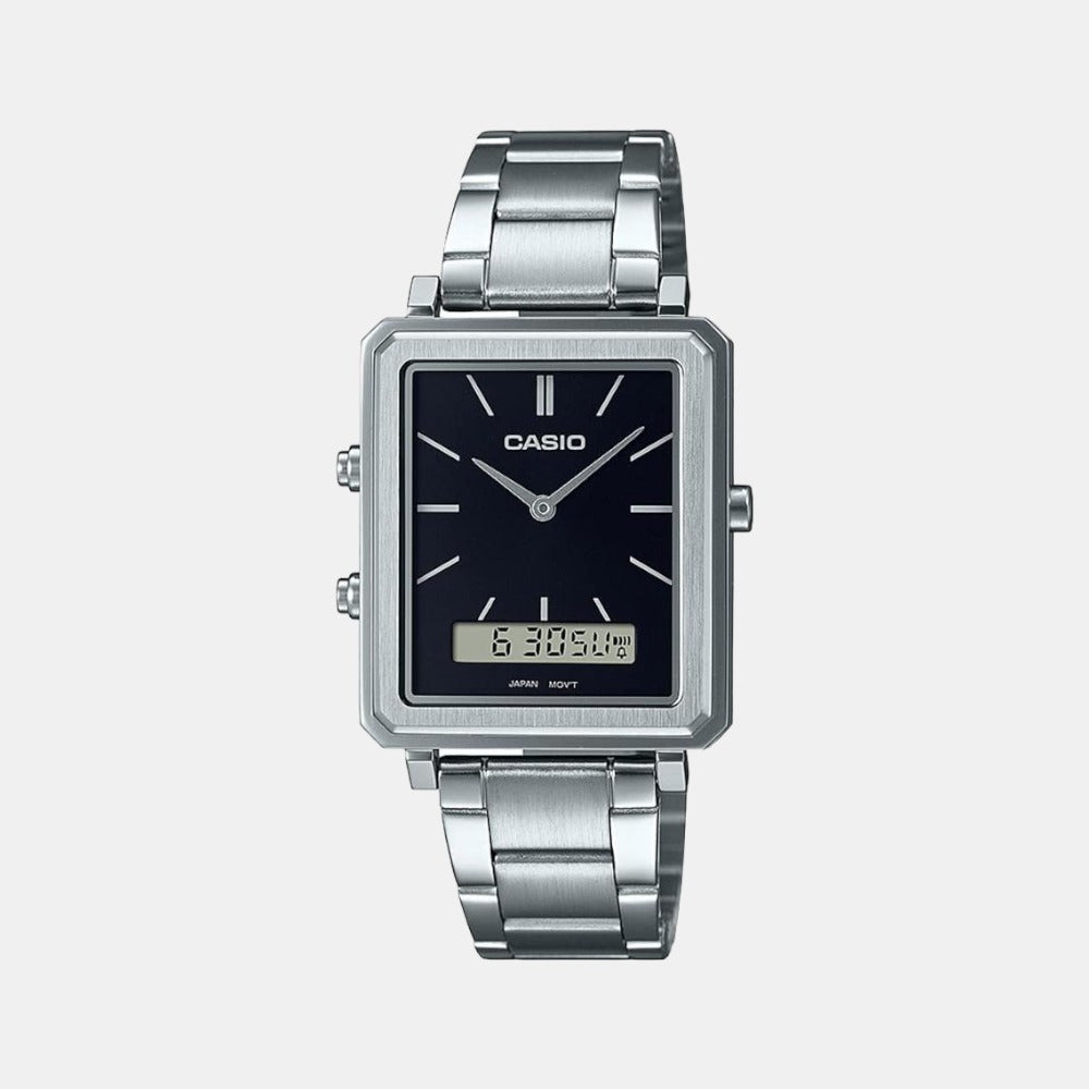 Casio Rectangular Black Analog watch