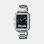 Casio Rectangular Black Analog watch