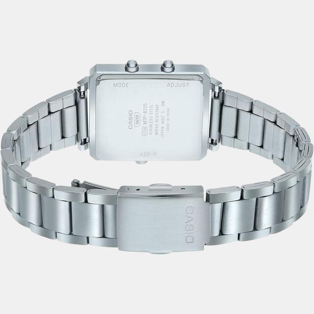 Casio Stainless Steel Rectangular watch