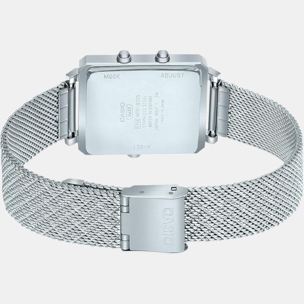 Casio Stainless Steel Rectangular watch