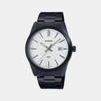 Casio Round White Analog watch