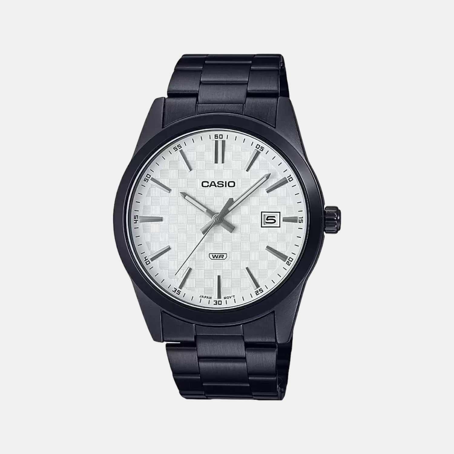 Casio Round White Analog watch