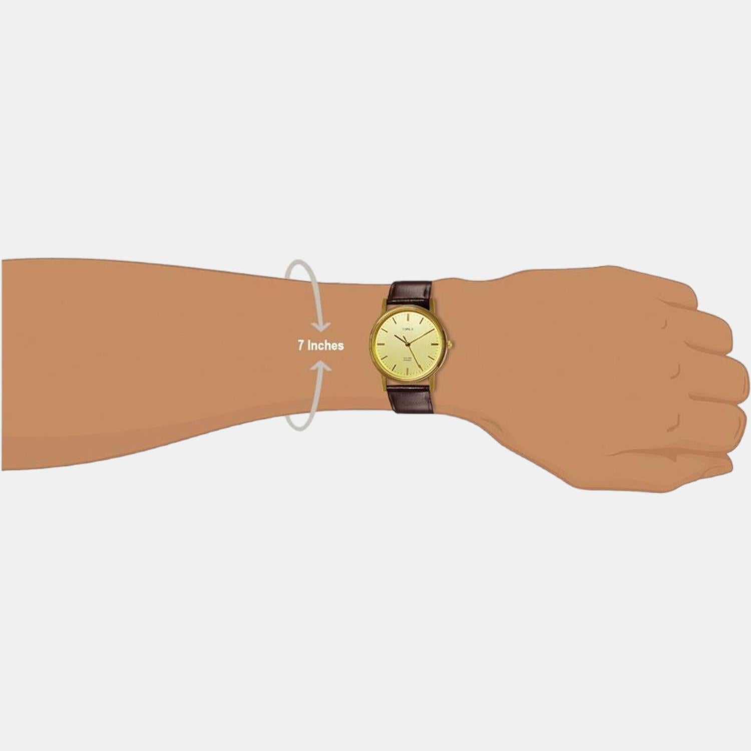 Timex Brass Round watch
