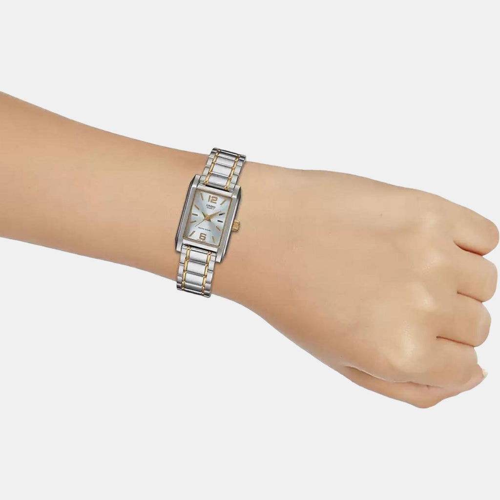 Casio Rectangular Quartz Analog Women watch