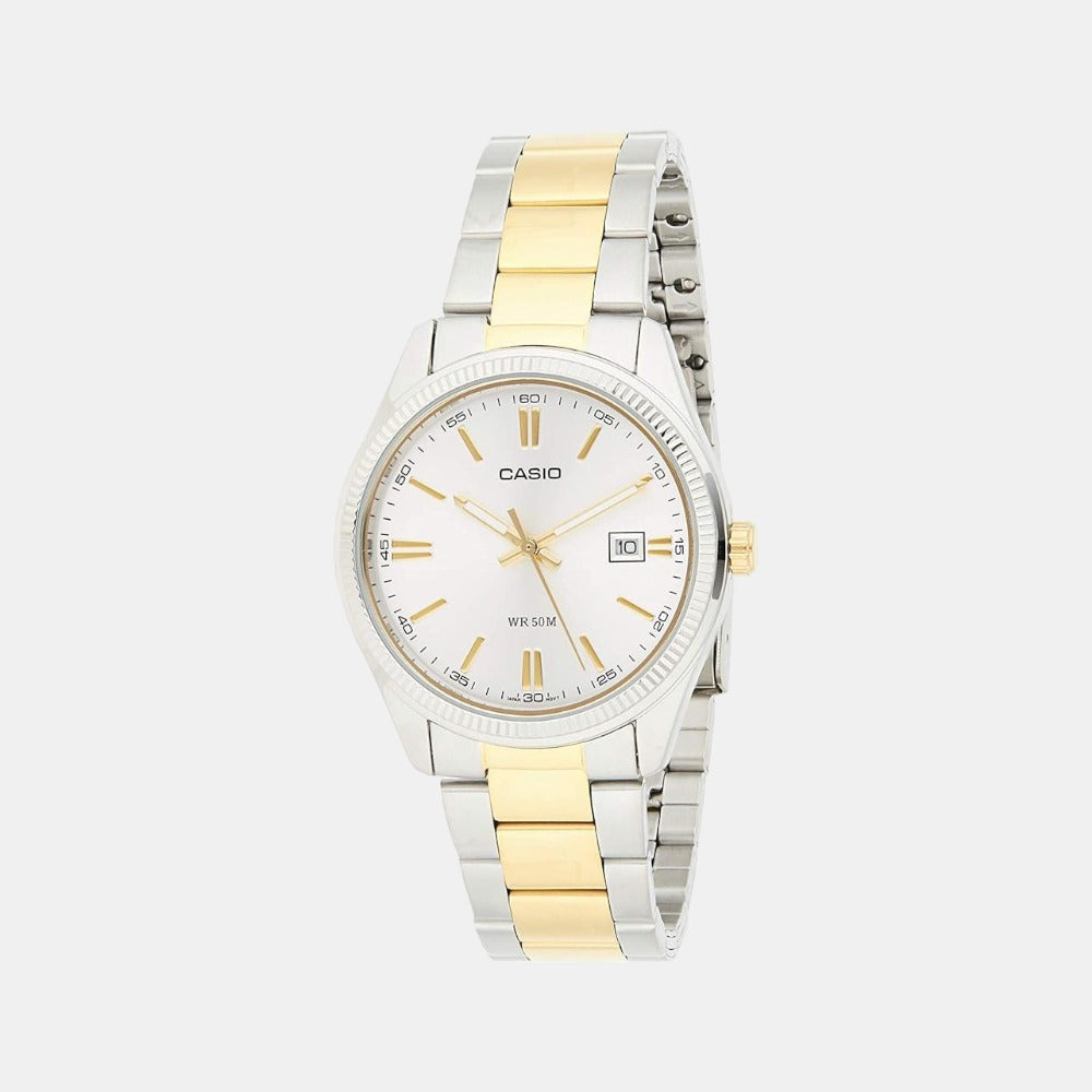 Casio Round Silver Analog watch