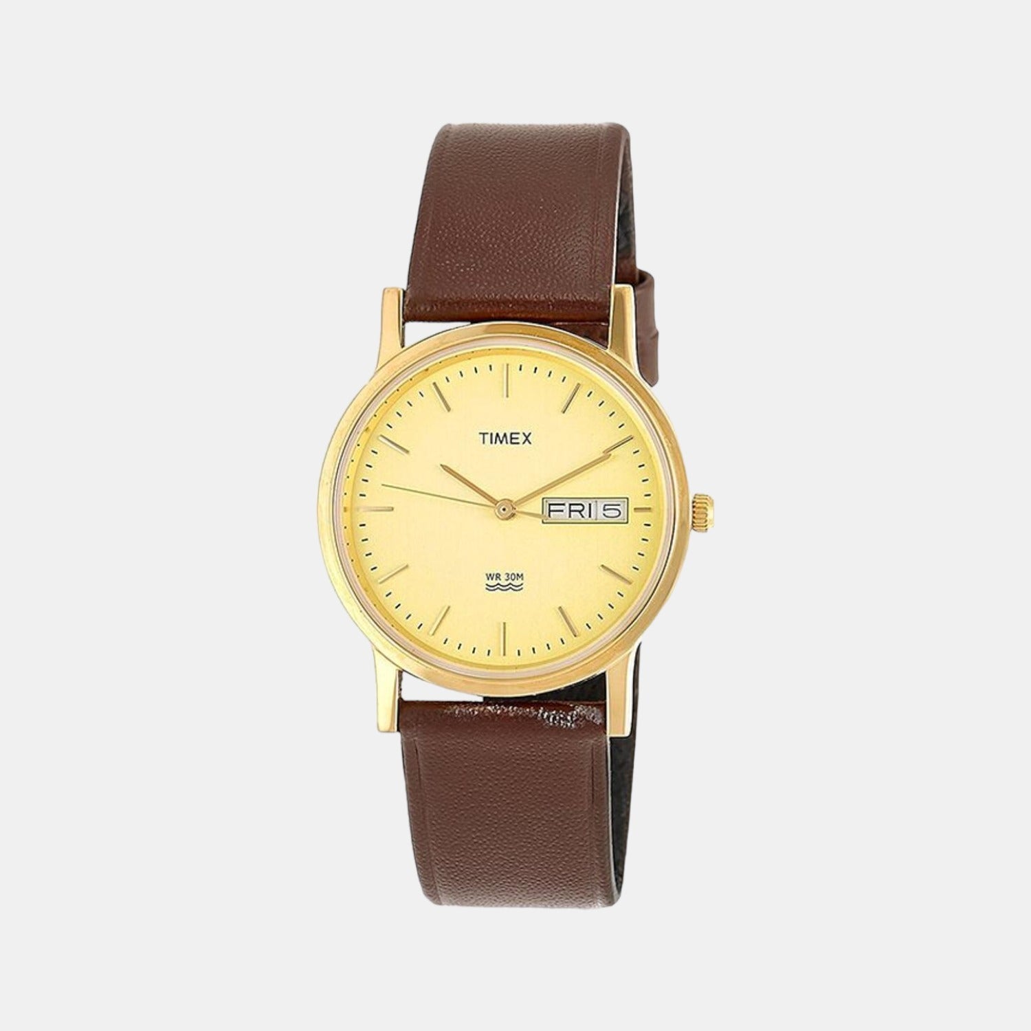 Timex Round Yellow Analog watch