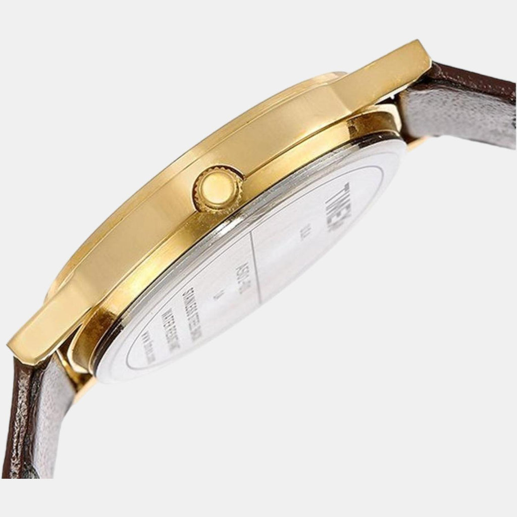 Timex Men Round Yellow watch