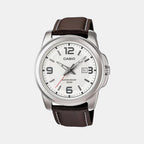 Casio Round White Analog watch