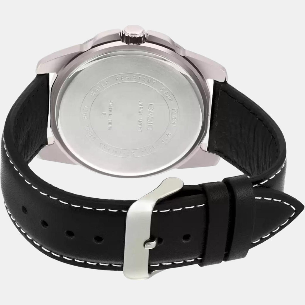 Casio Leather Black watch