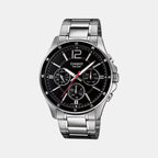 Casio Round Black Chronograph watch