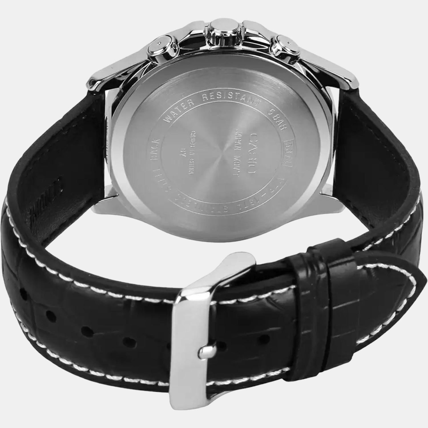 Casio Leather Black watch