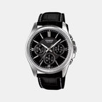 Casio Round Black Chronograph watch