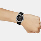 Casio Leather Black watch