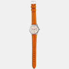 Casio Leather White watch