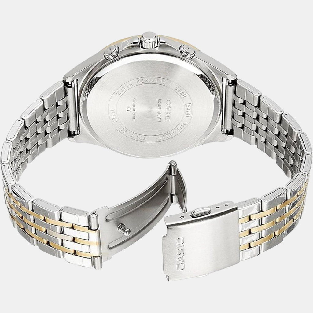 Casio Men Round White watch