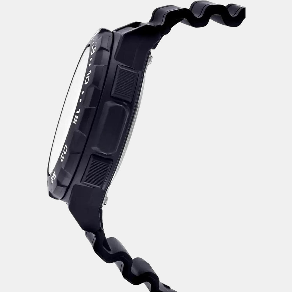 Casio Men Round Black watch