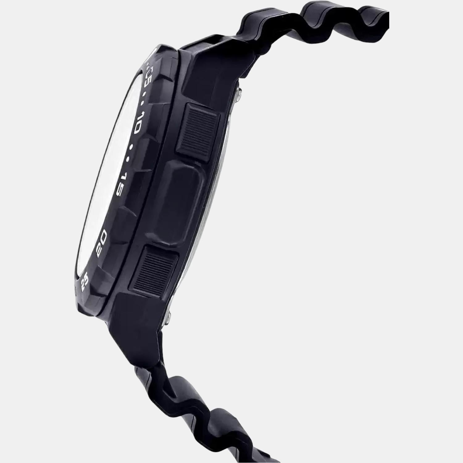 Casio Men Round Black watch