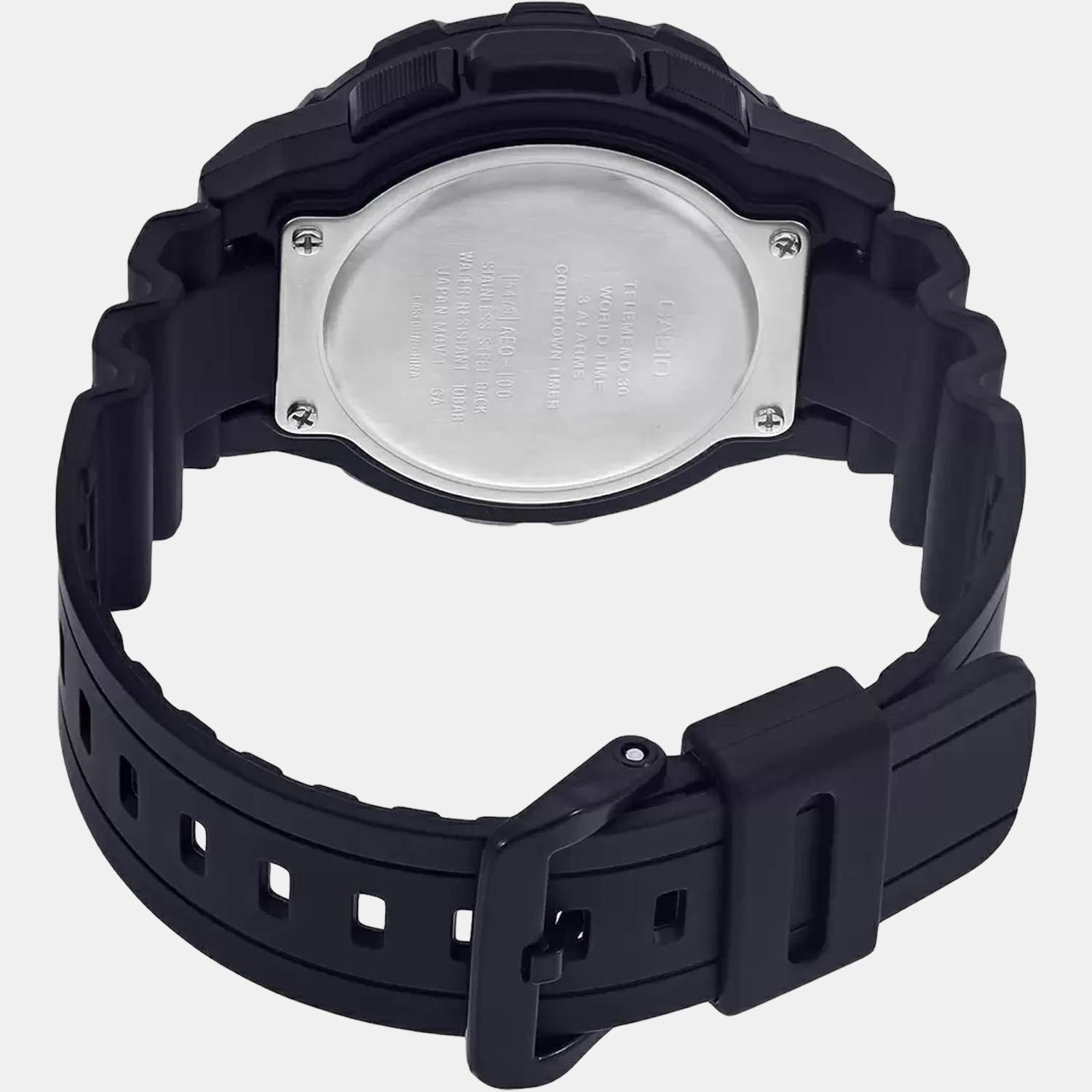 Casio Resin Black watch