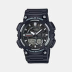 Casio Round Black Analog-Digital watch
