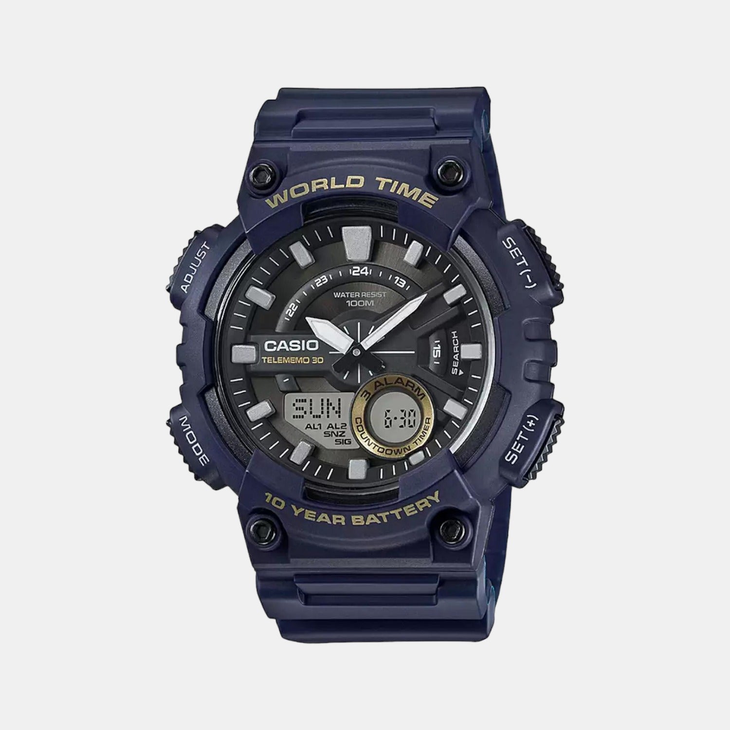 Youth Male Analog-Digital Resin Watch AD208