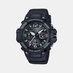 Casio Round Black Chronograph watch