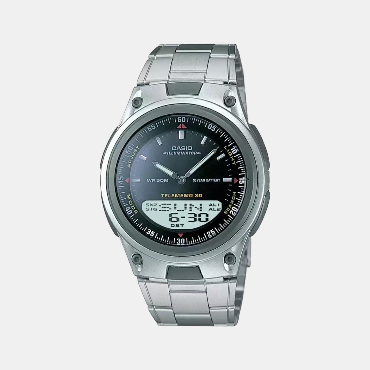 Casio Round Blue Analog-Digital watch