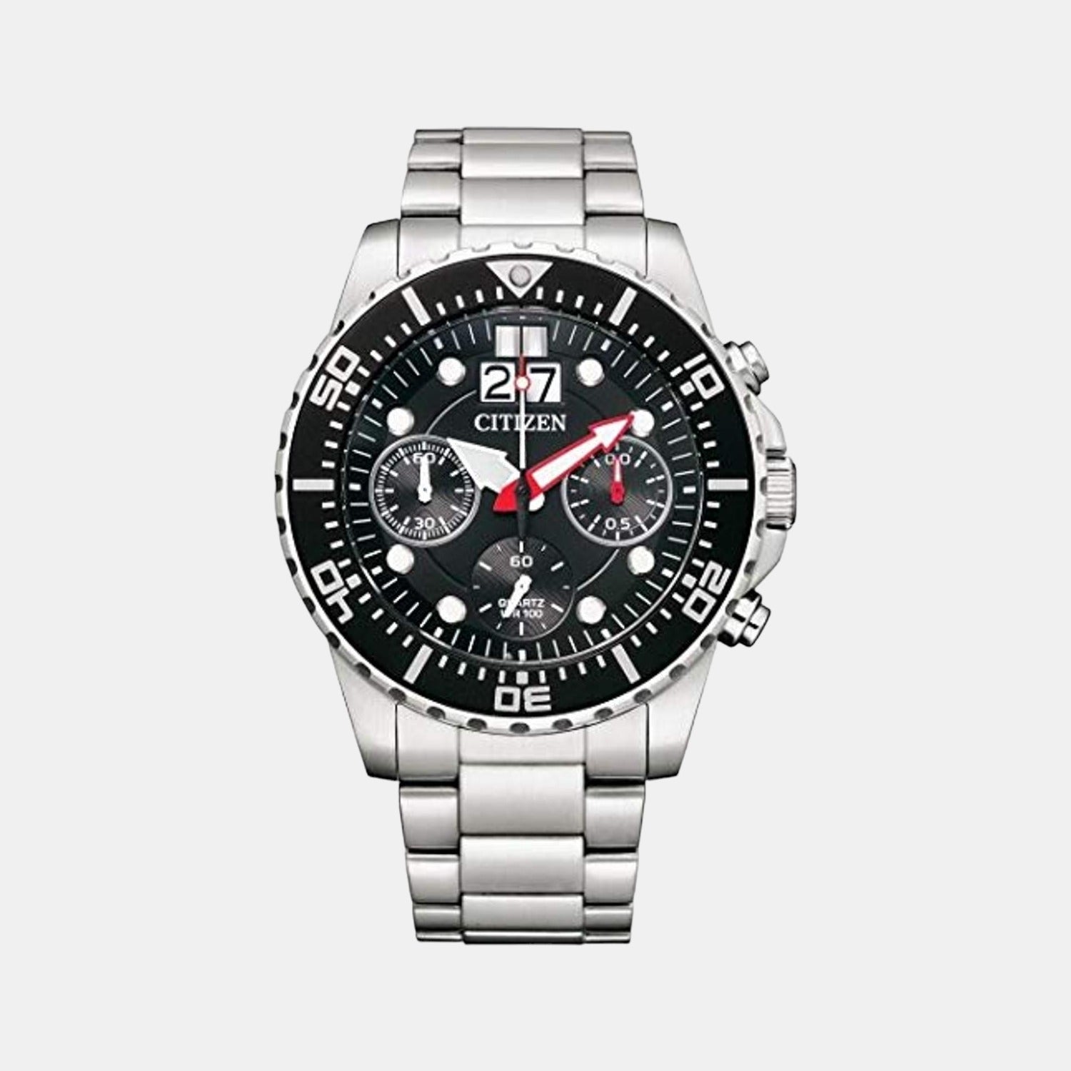 Citizen Round Black Chronograph watch