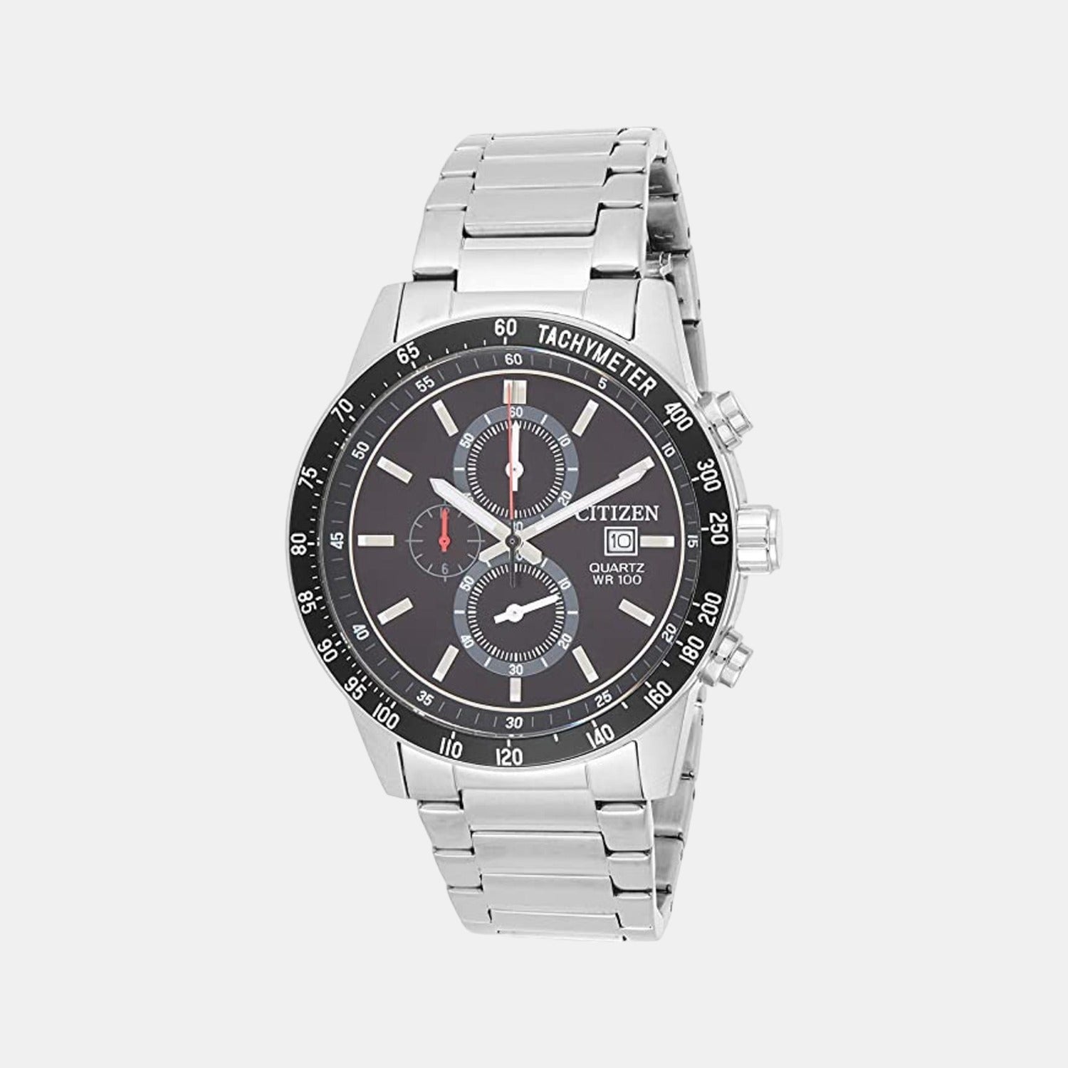 Citizen Round Black Chronograph watch