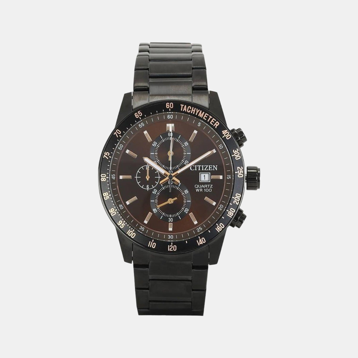 Citizen Round Brown Chronograph watch