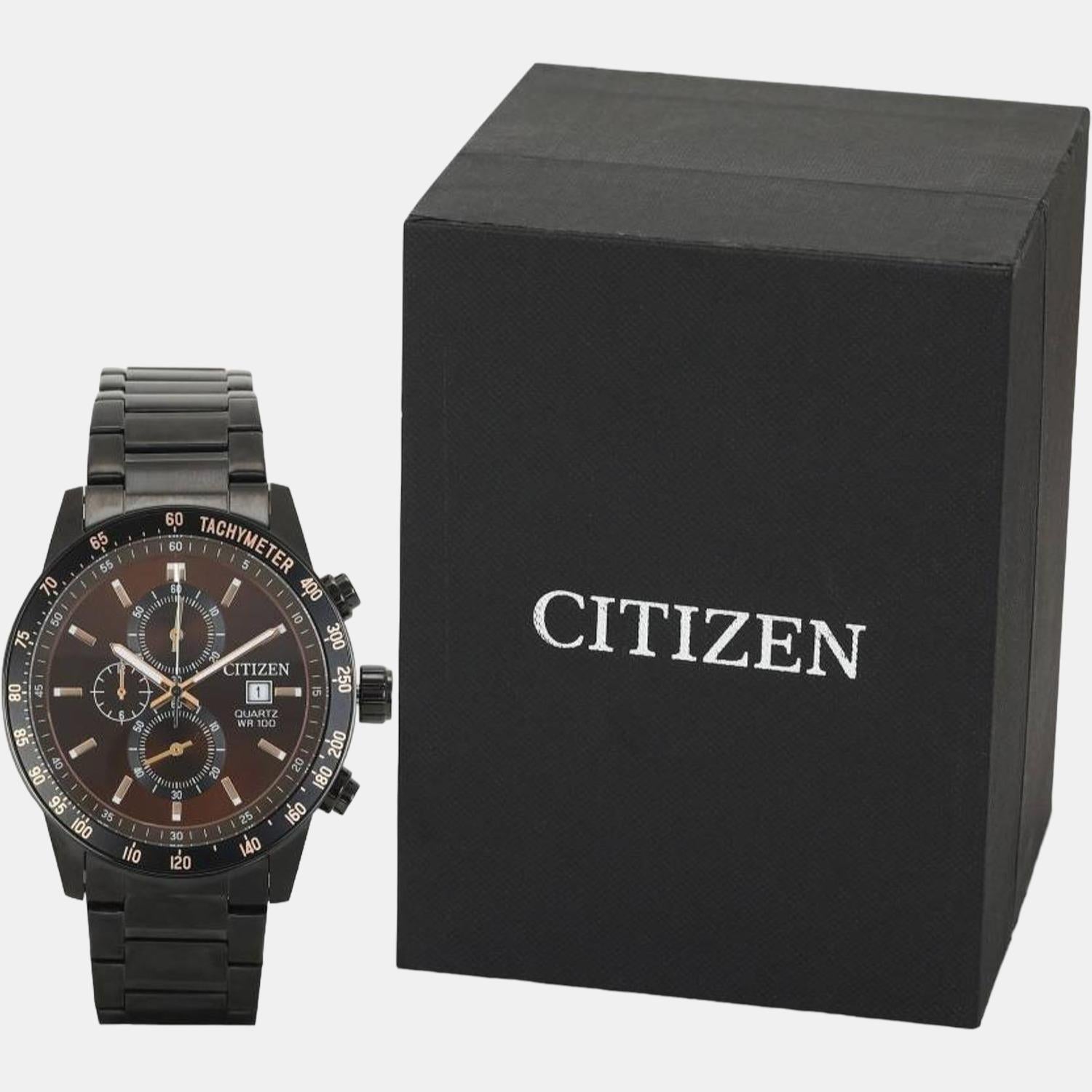 Citizen Stainless Steel Brown watch