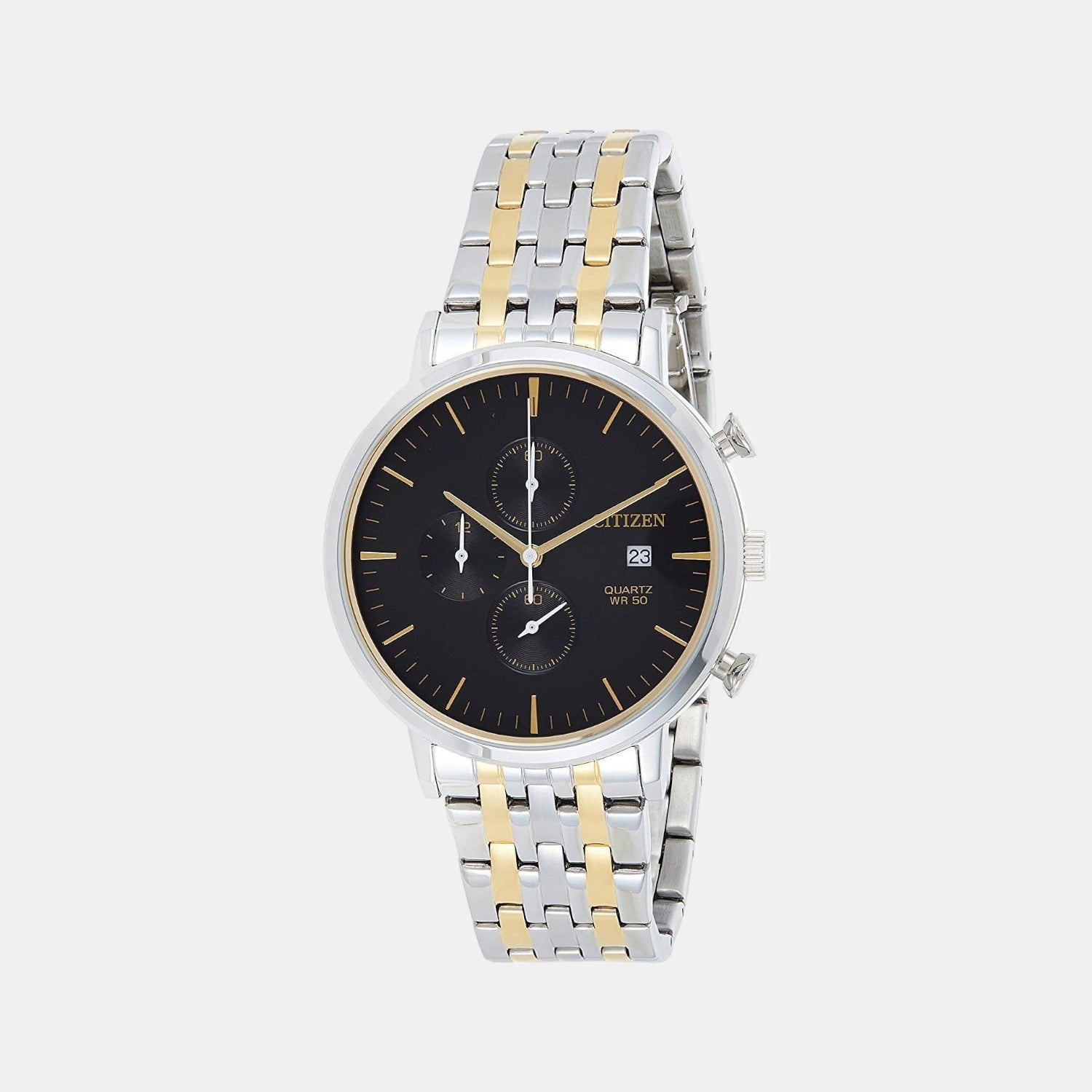 Citizen Round Black Chronograph watch