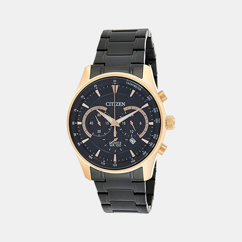 Citizen Round Black Chronograph watch