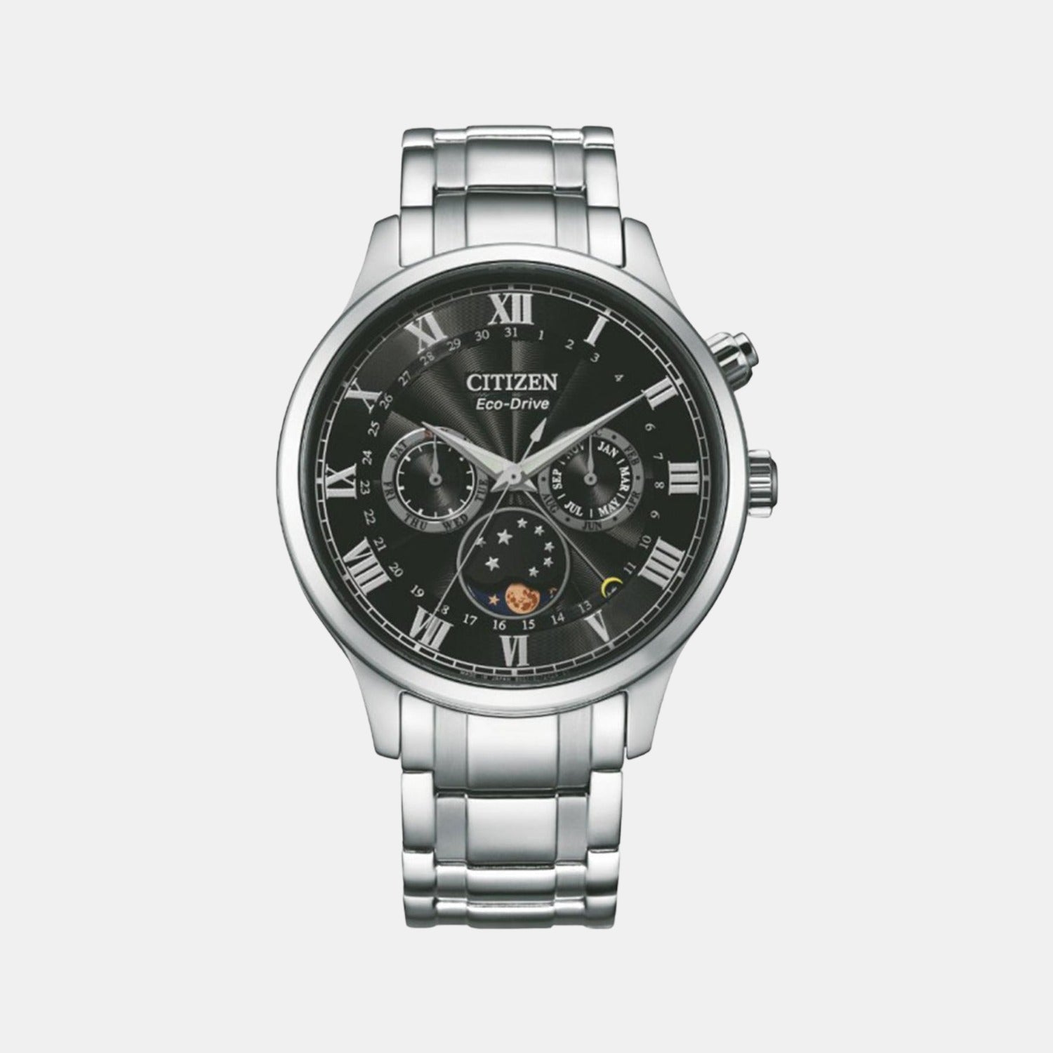 Citizen Round Black Chronograph watch