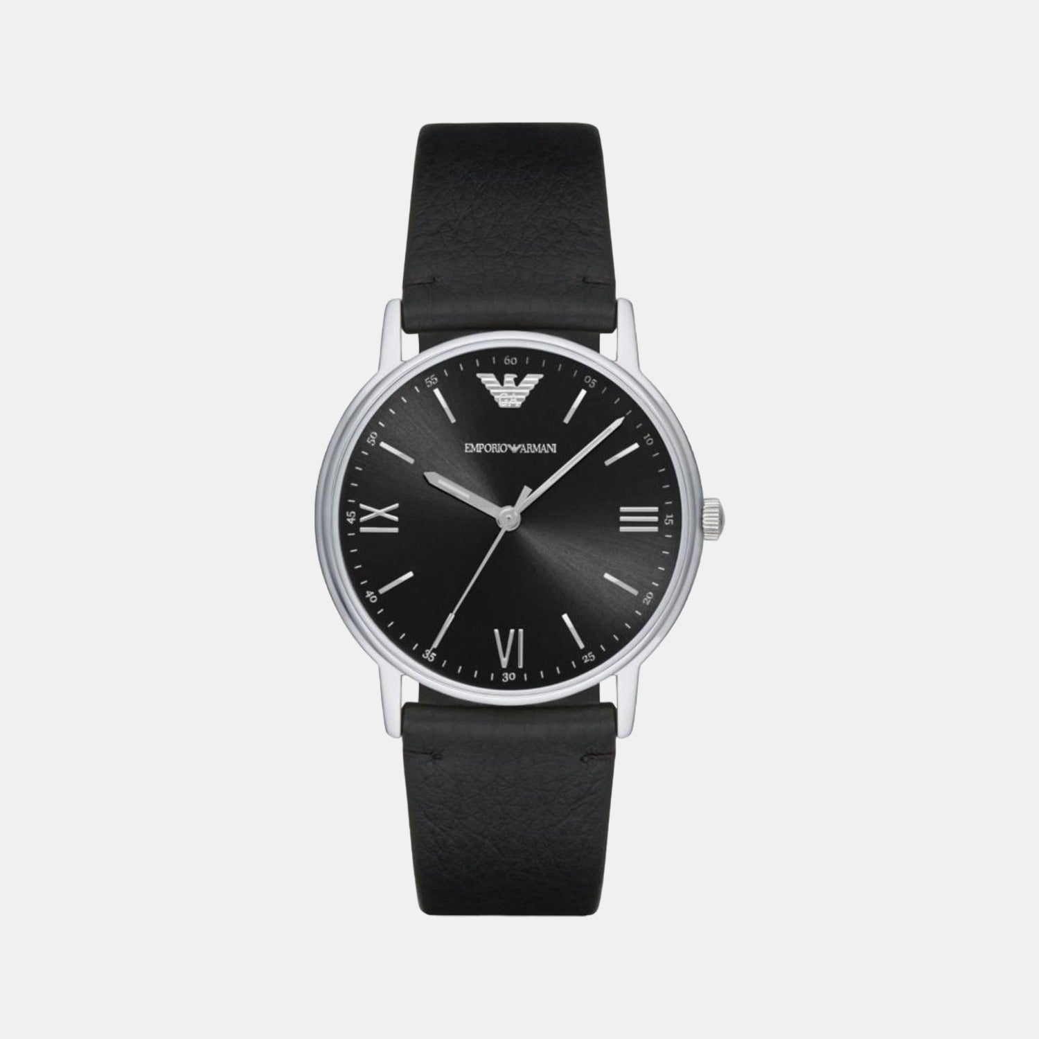 Emporio Armani Round Black Analog watch