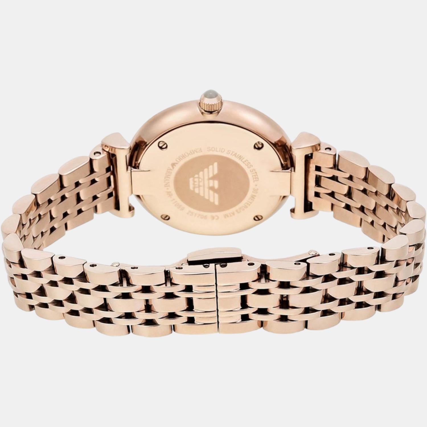 Emporio Armani Women Round Grey watch