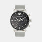 Emporio Armani Round Black Chronograph watch