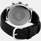 Emporio Armani Leather Blue watch