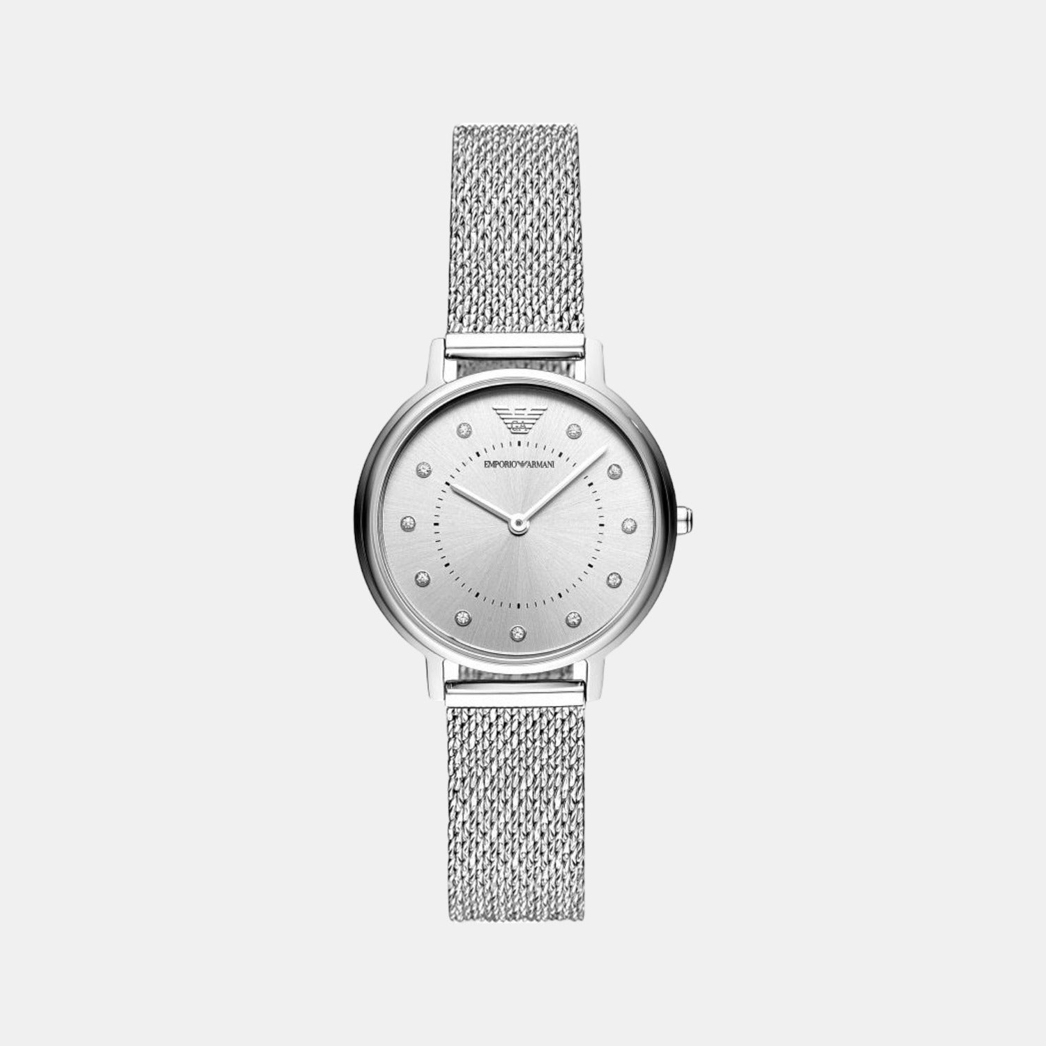 Emporio Armani Round Silver Analog watch