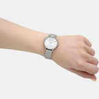 Emporio Armani Women Round Silver watch