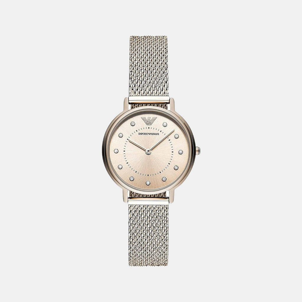 Emporio Armani Round Pink Analog watch